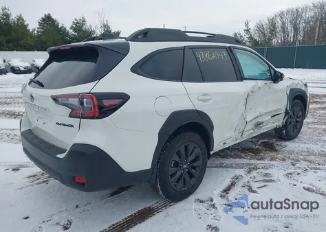 2025 Subaru Outback Onyx Edition z USA, uszkodzony, nr VIN 4S4BTALC2S3209989